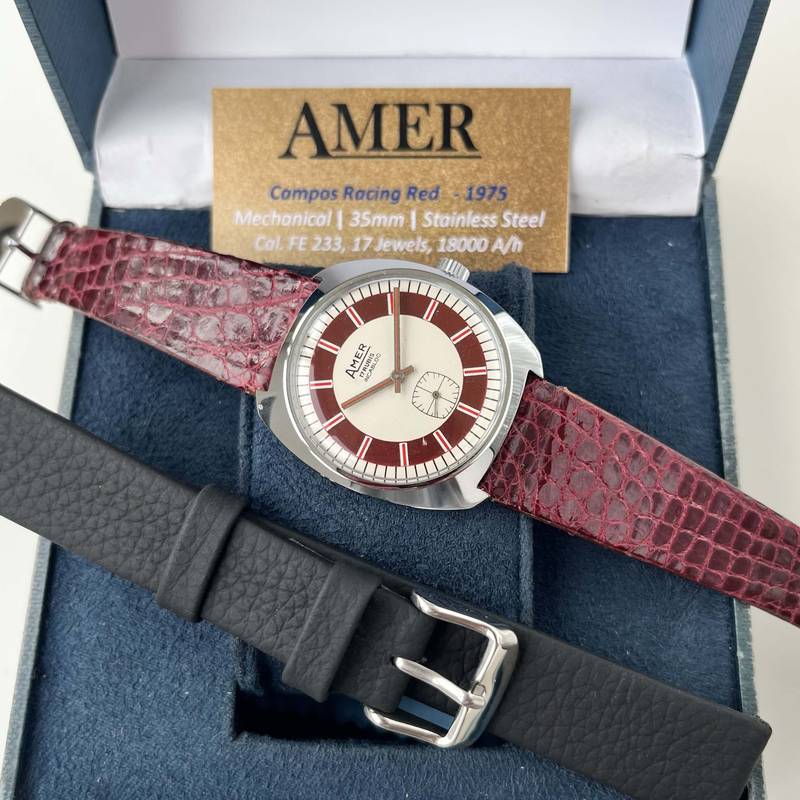 1975 Amer Campos Racing Red FE 233 17 Jewels