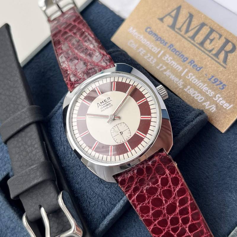 1975 Amer Campos Racing Red FE 233 17 Jewels