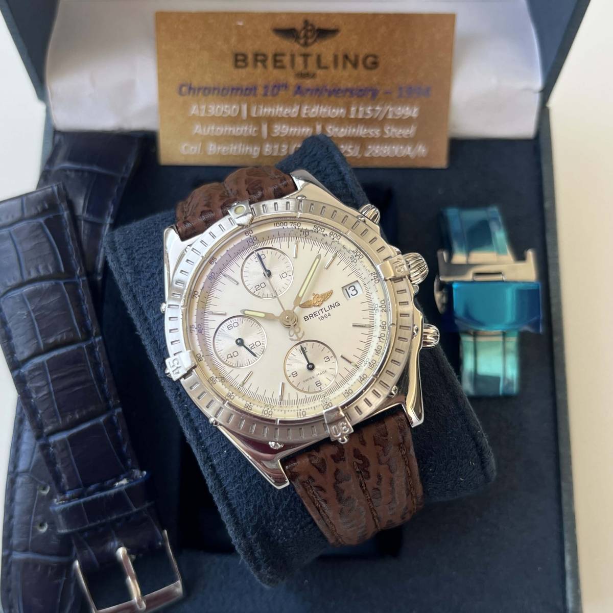 Breitling Chronomat 10th Anniversary Limited Edition 1157/1994 A13050