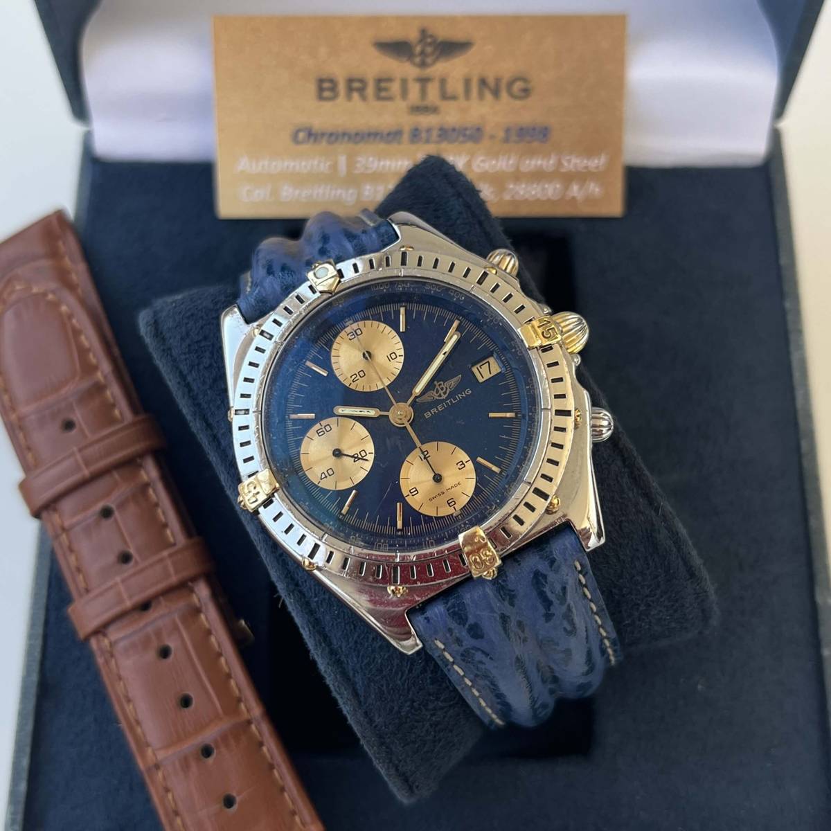 Breitling Chronomat B13050 Blue Dial