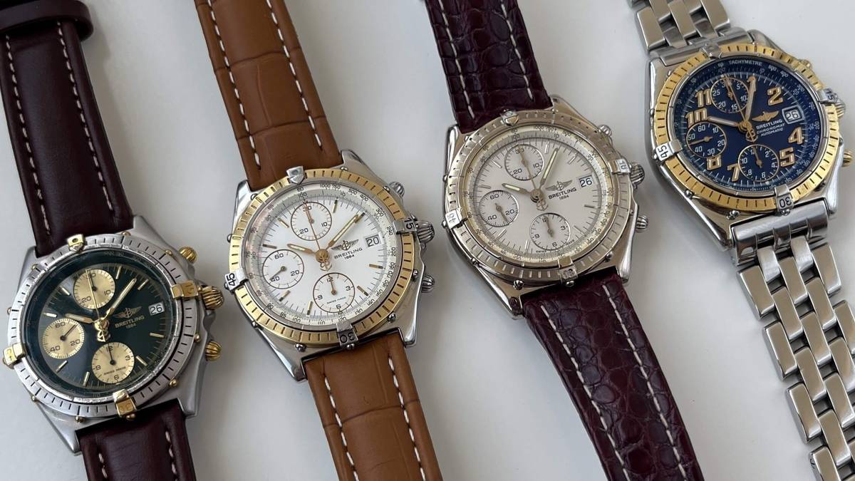 Breitling Chronomat J13047x 18K White Gold