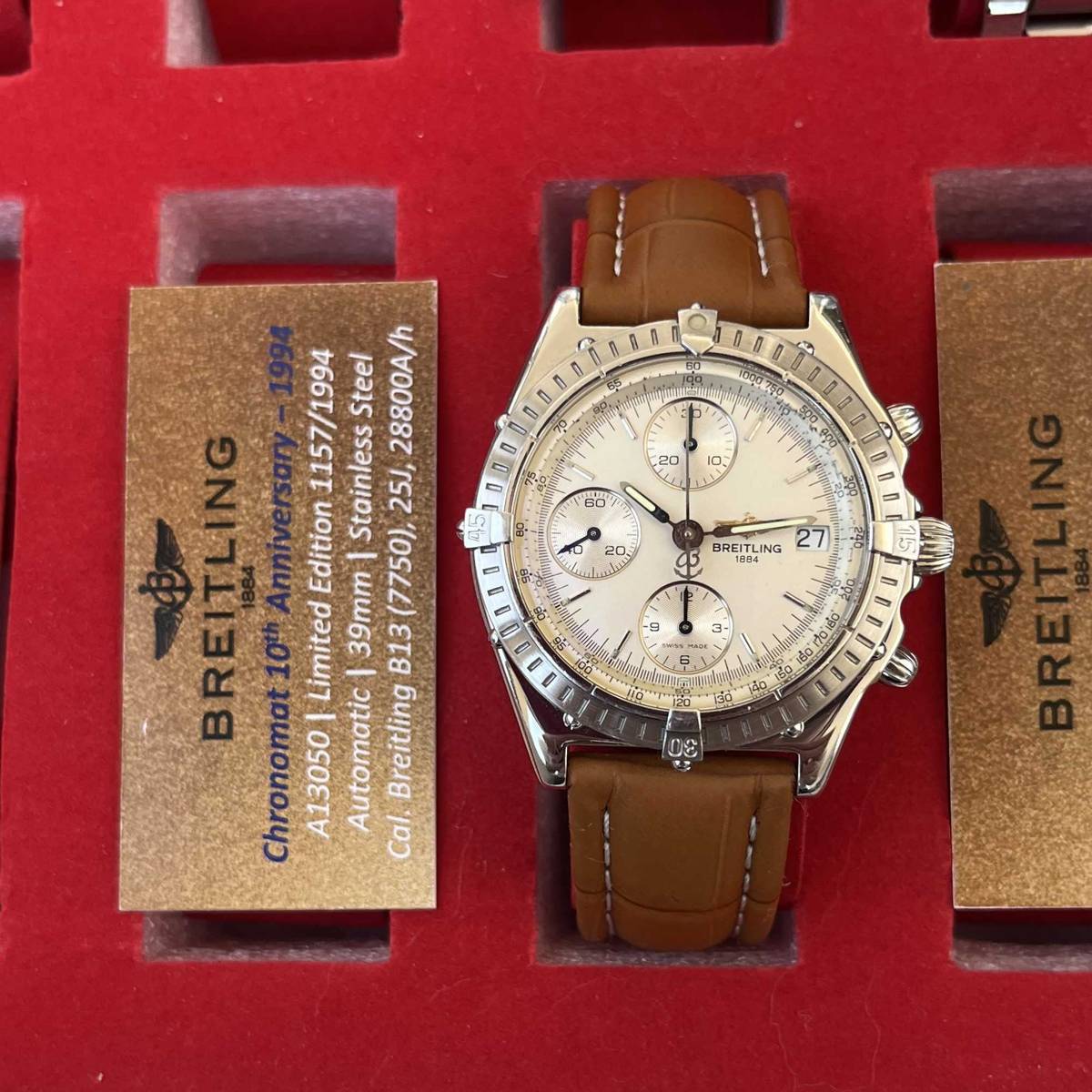 Breitling Chronomat 10th Anniversary Limited Edition 1157/1994 A13050