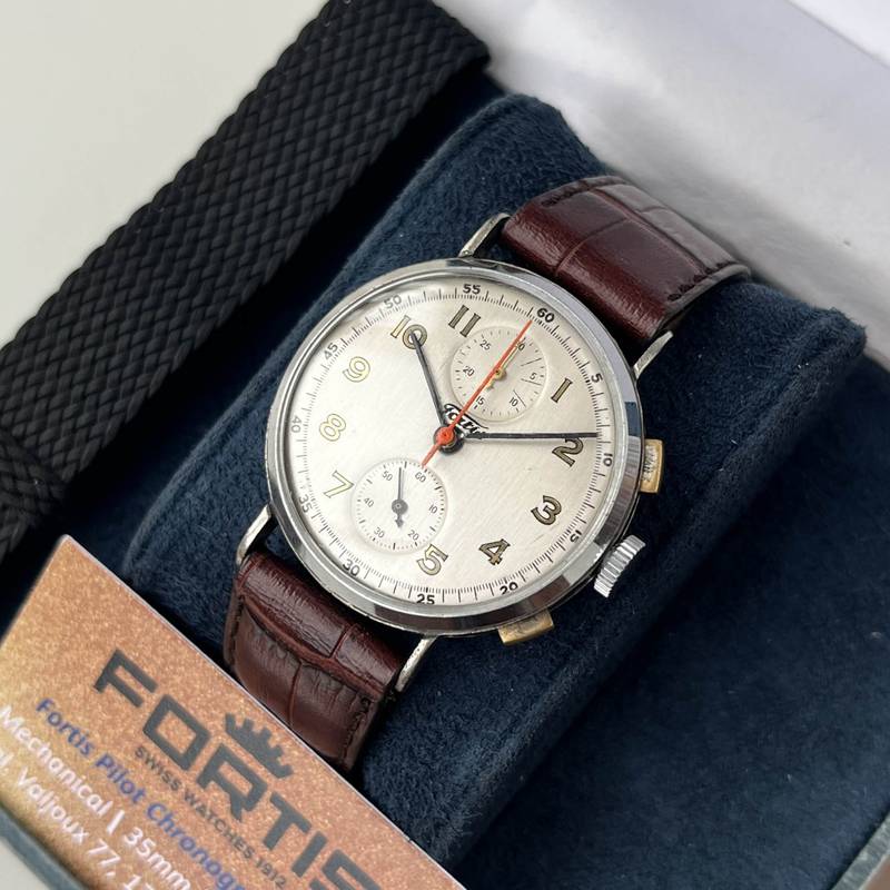 1947 Fortis Pilot Chronograph Valjoux 77