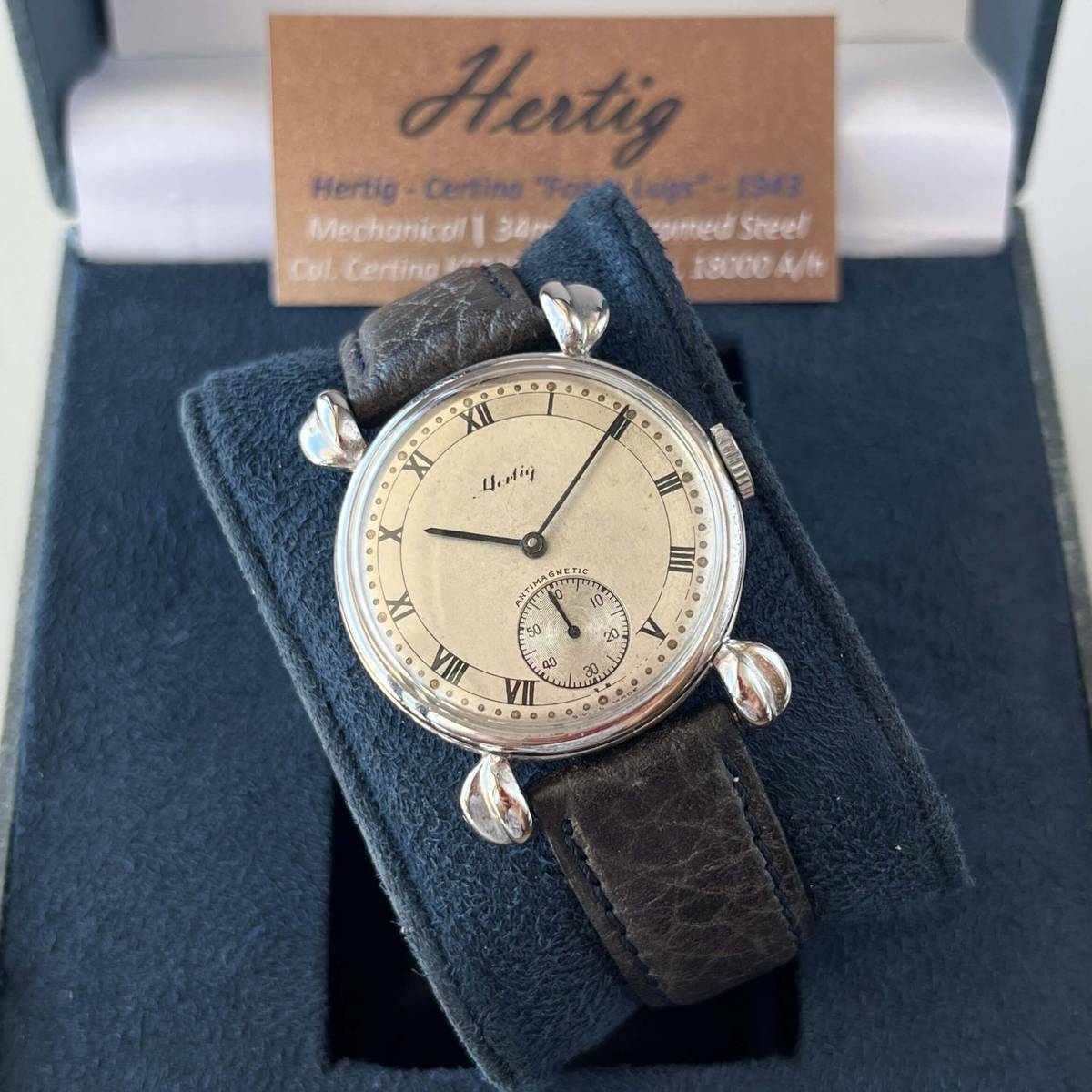 Hertig Certina “Fancy Lugs”