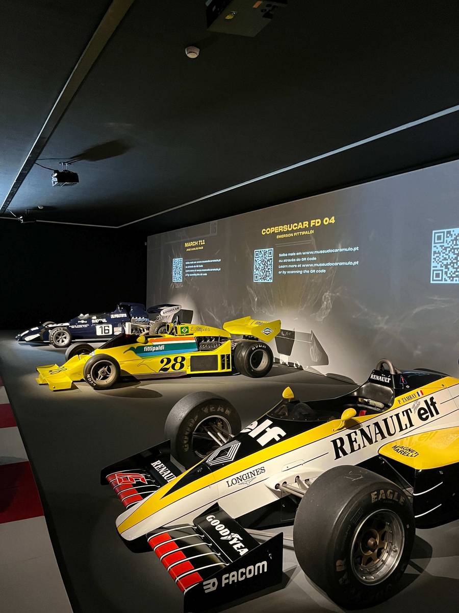 March 711 1972, Copersucar Fittipaldi 1977 and Renault RE 60-01B 1985