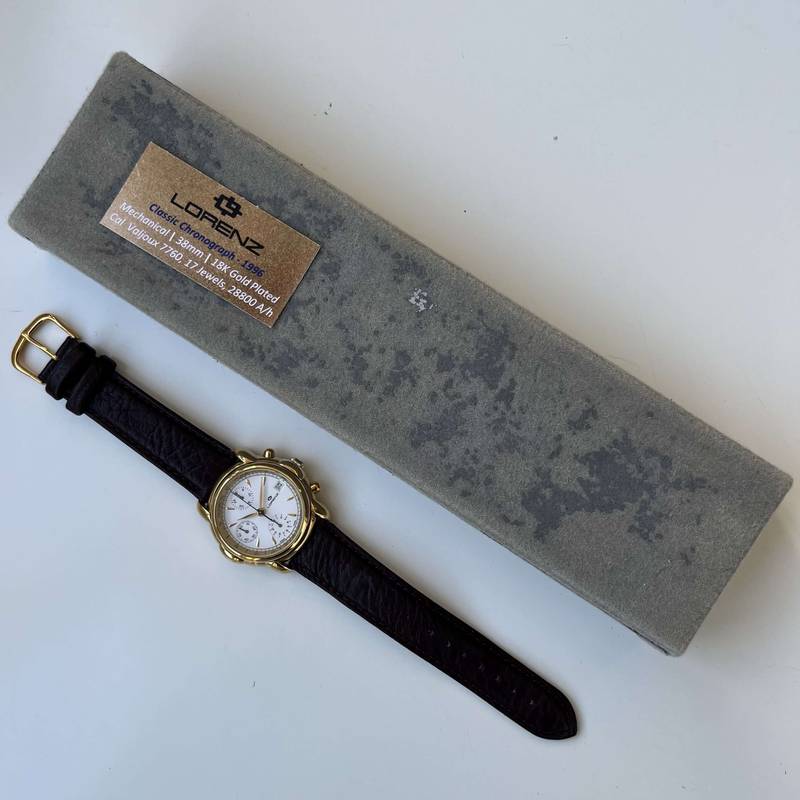 1996 Lorenz Classic Chronograph Valjoux 7760