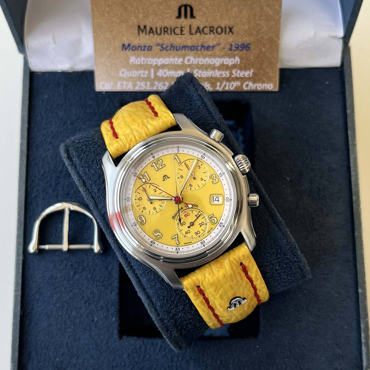 Maurice Lacroix Monza Schumacher Yellow Chrono