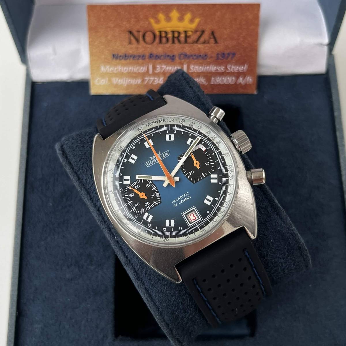 Nobreza Racing Chronograph 7734 17 Jewels