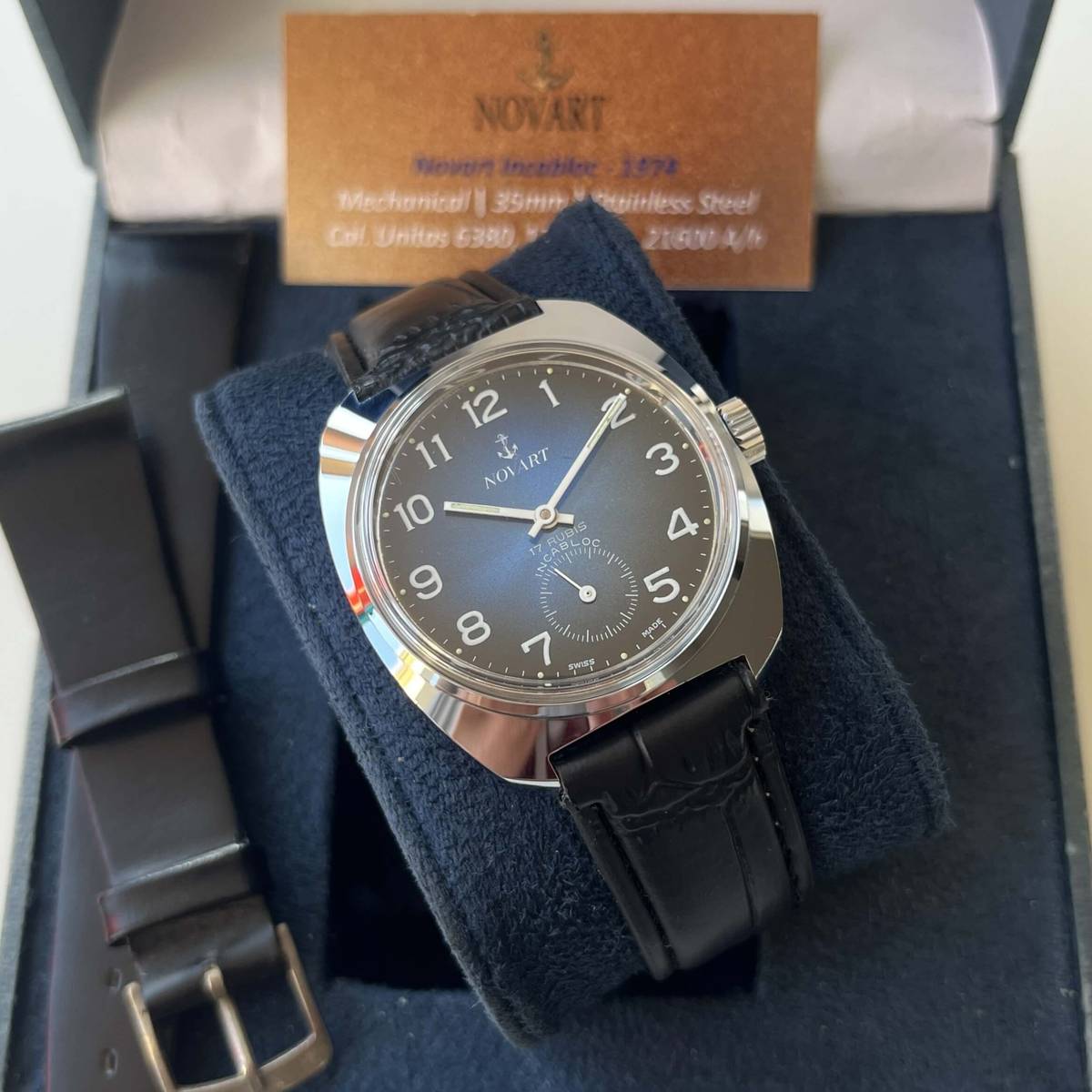 Novart Tides Blue 17 Jewels