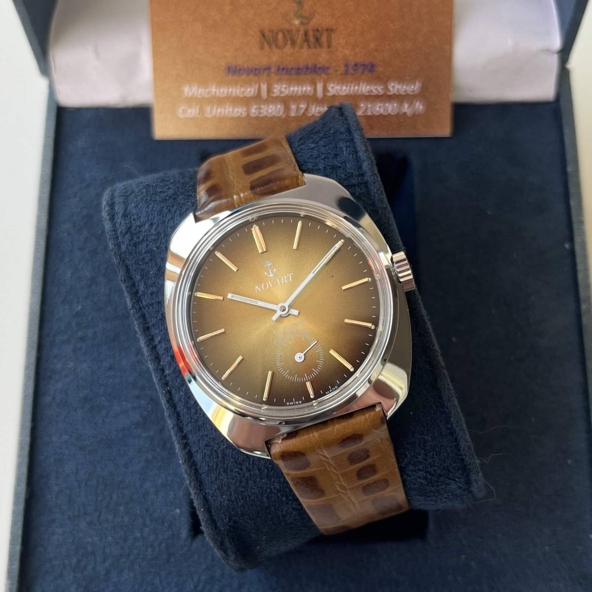 Novart Tides Yellow 17 Jewels
