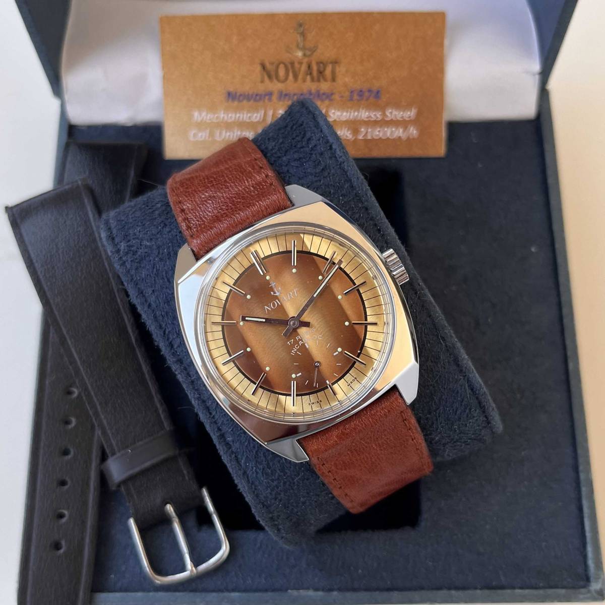 Novart Monza Desert Sand 17 Jewels