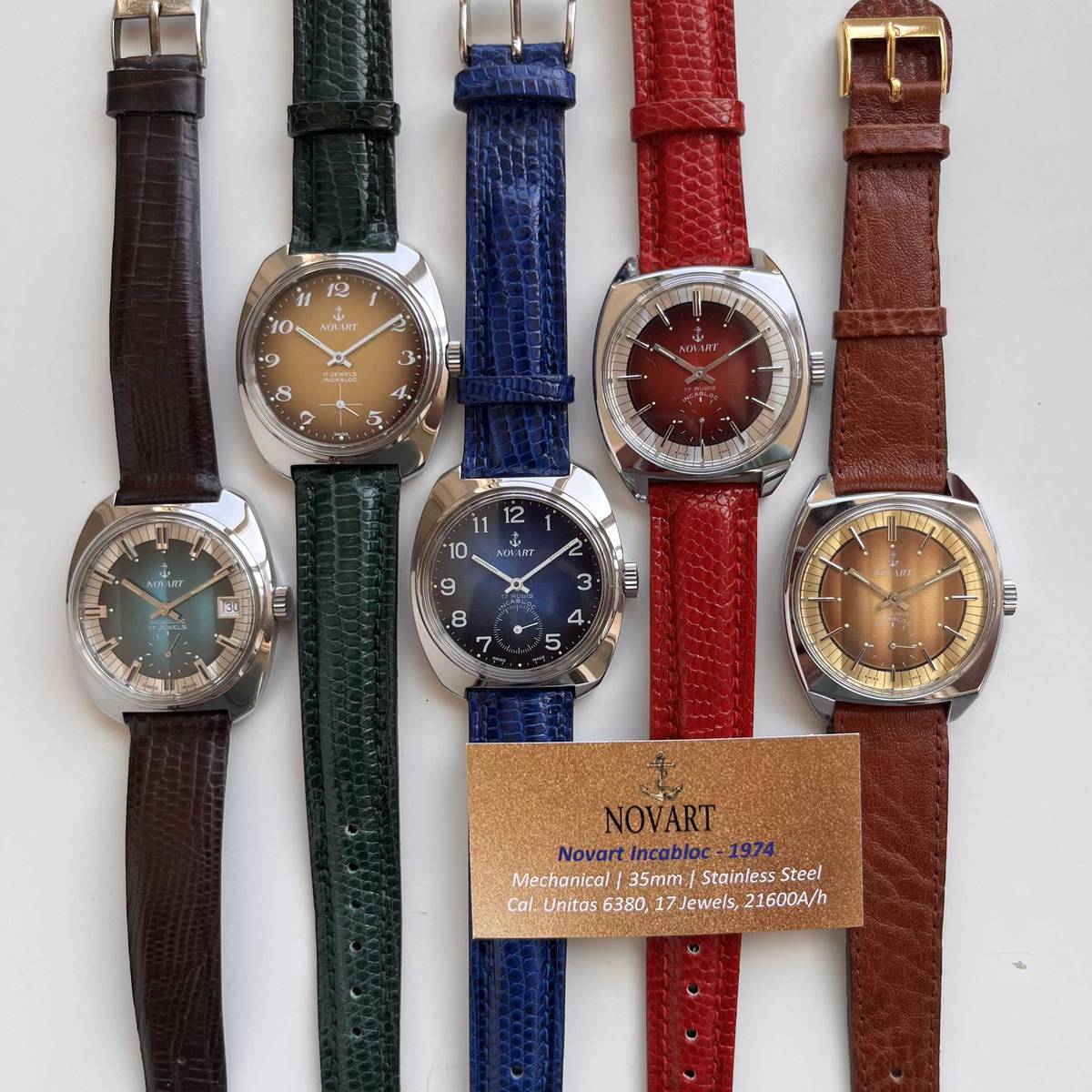 1974 Novart Watch Collection, photograph 1