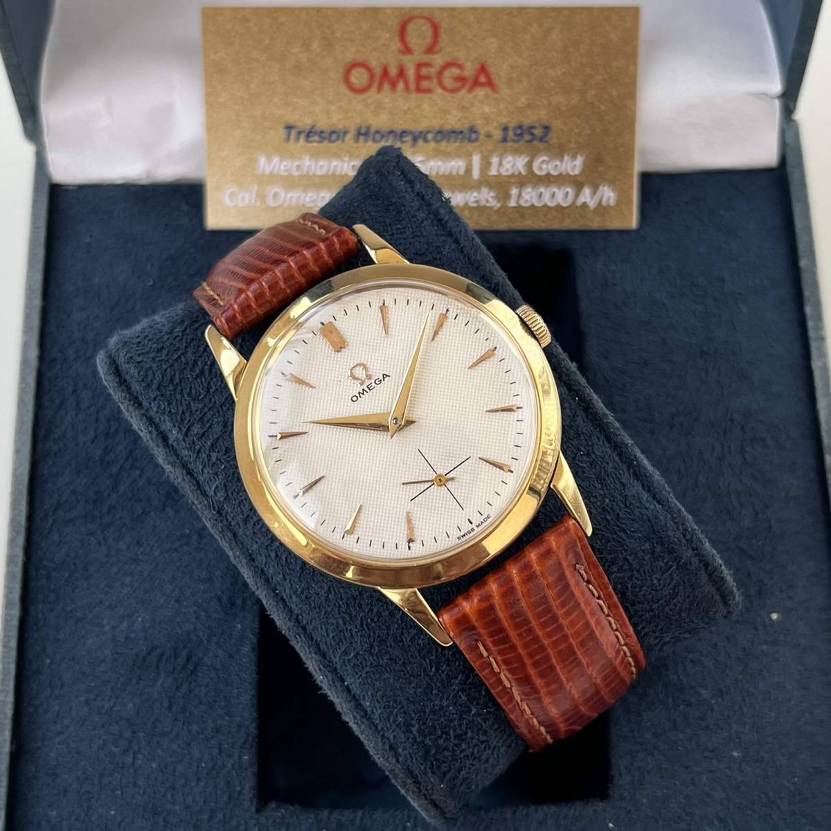 Omega Trésor Honeycomb Cal. 266 18K Gold