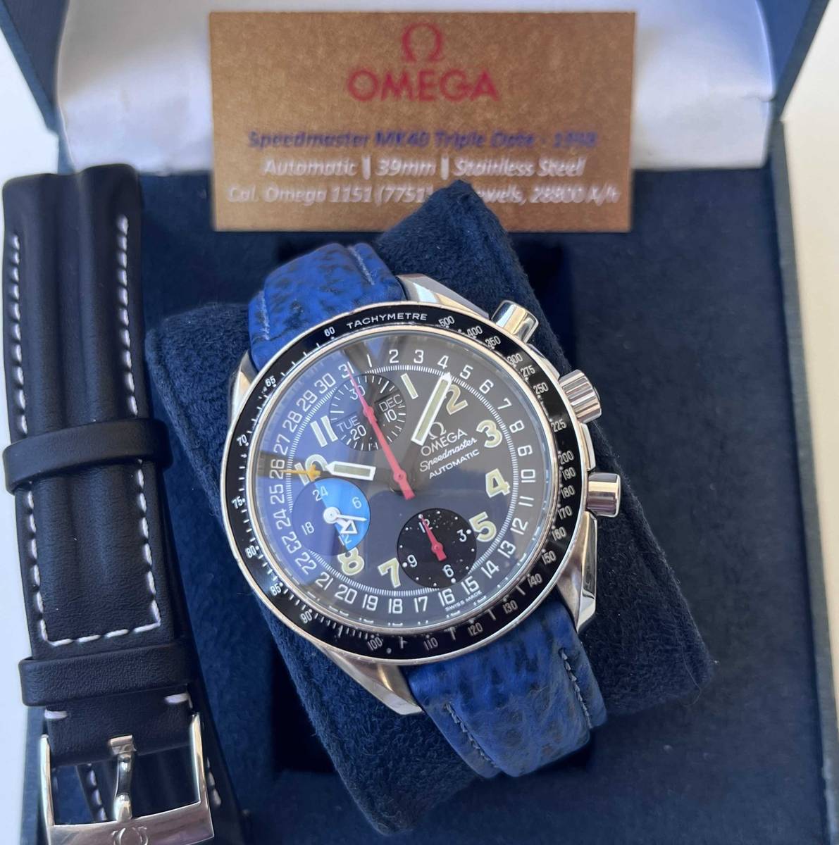 Omega Speedmaster MK40 Triple Date Schumacher