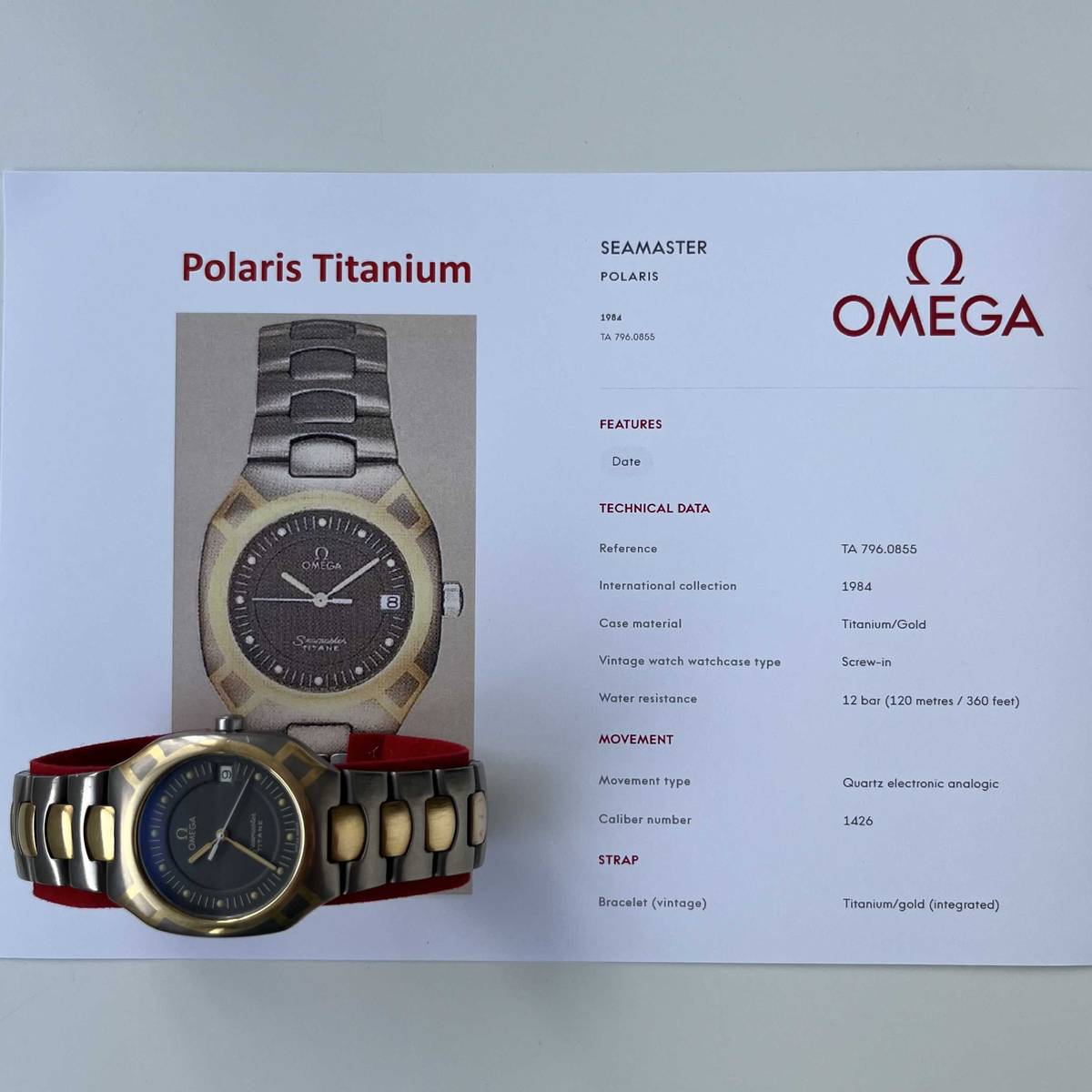 Omega Seamaster Polaris Titanium 396.1100
