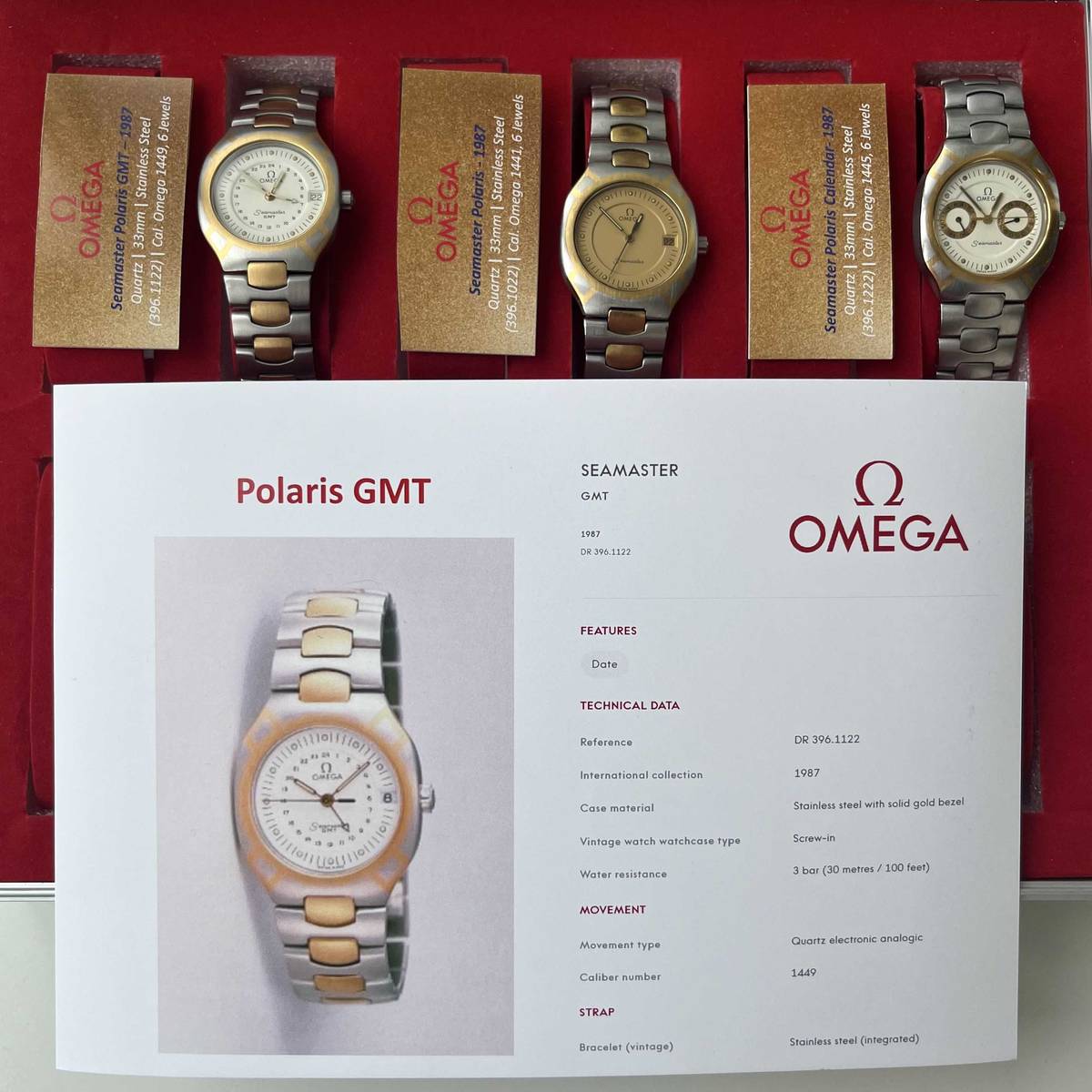 Omega Seamaster Polaris GMT 396.1122