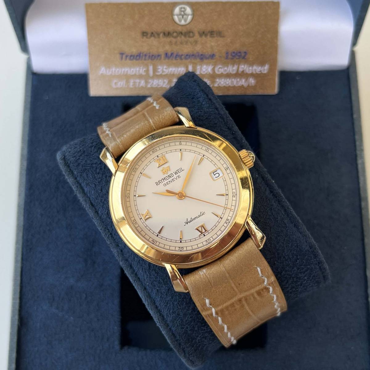 Raymond Weil Tradition Mécanique Automatic 2892 21 Jewels