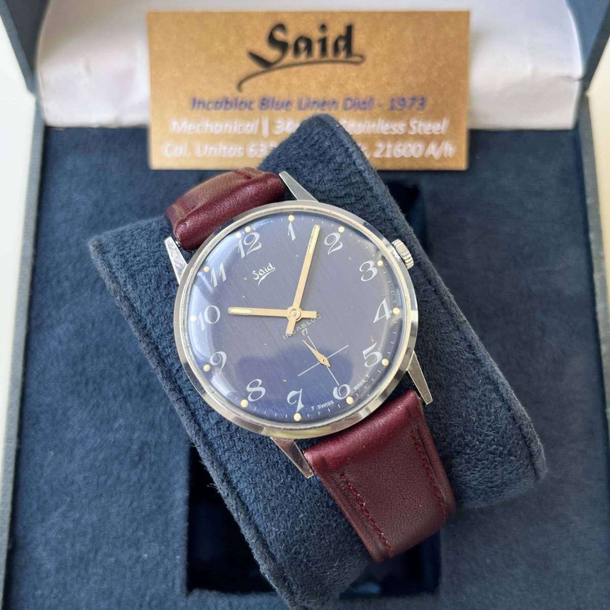 Said Blue Linen Unitas 6325
