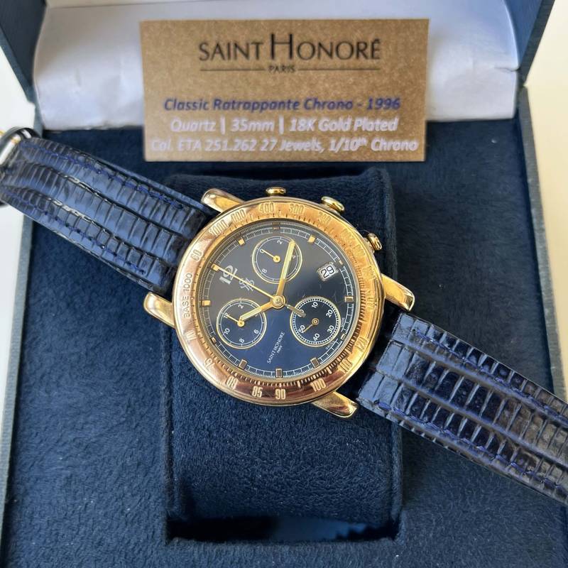 1996 Saint Honoré Classic Rattrapante Chronograph