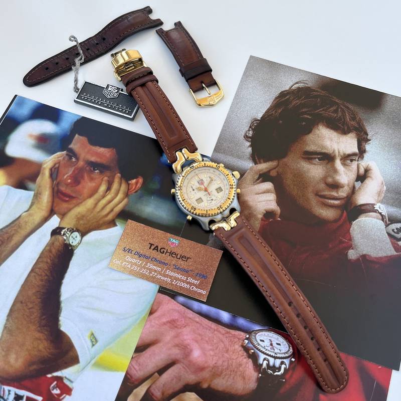 1990 Tag Heuer S/EL Digital Chrono Senna