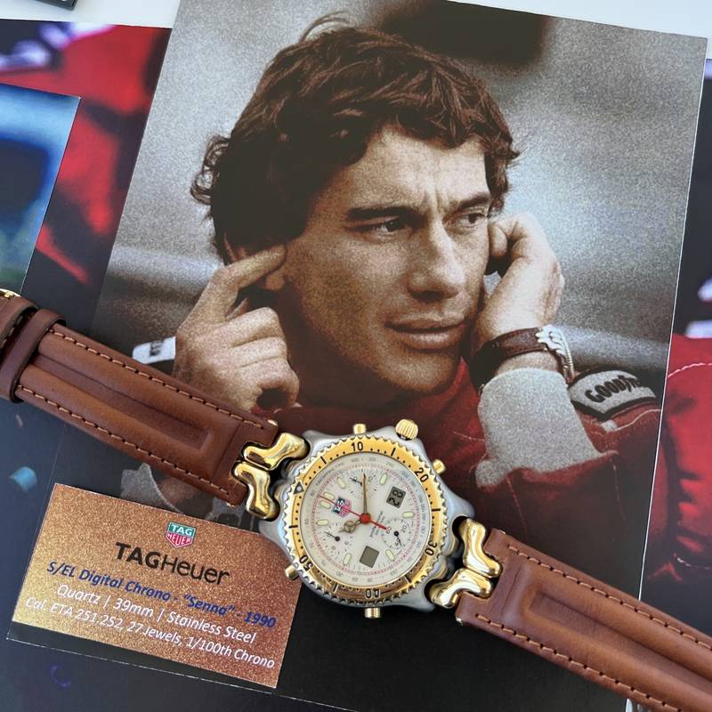 1990 Tag Heuer S/EL Digital Chrono Senna