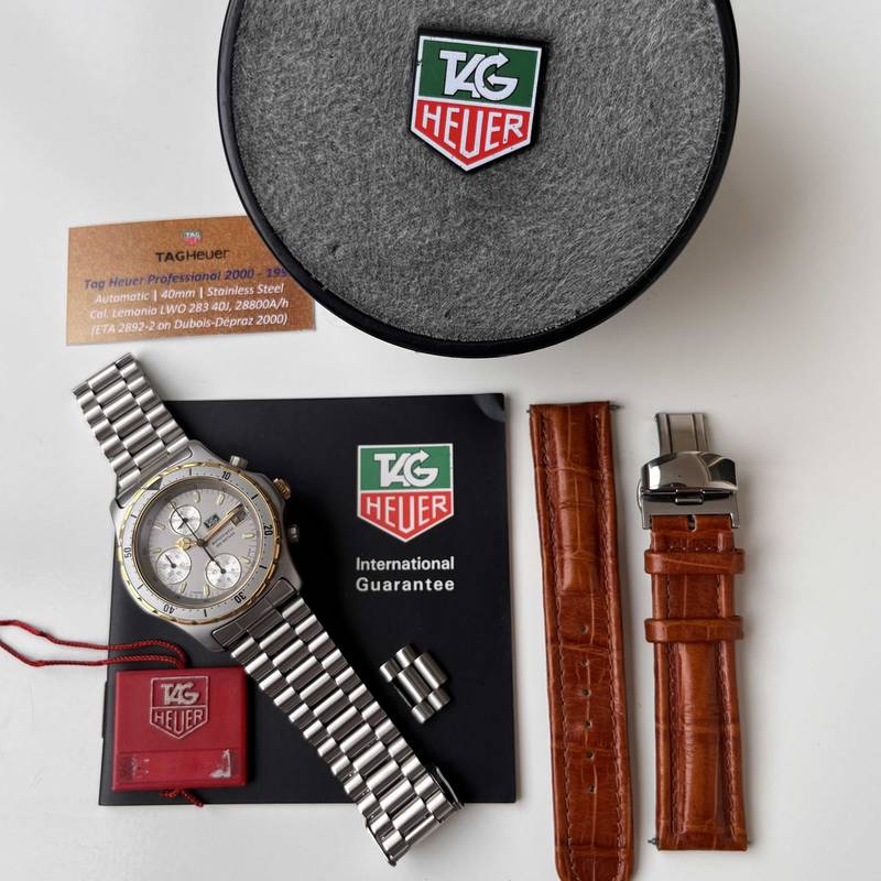 1991 Tag Heuer Professional 875-206 Chronograph