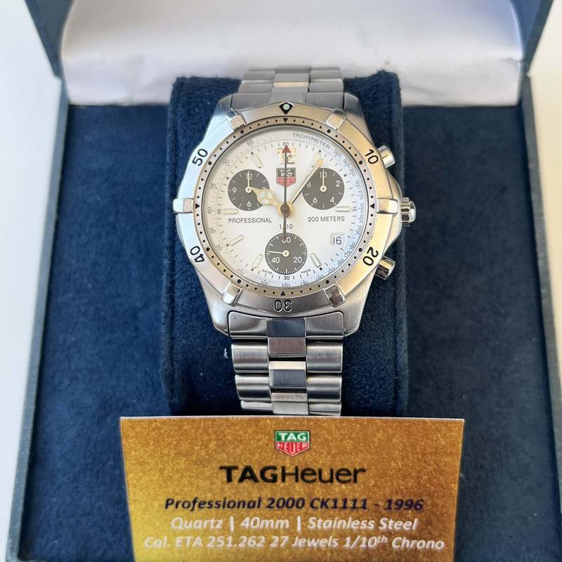 1996 Tag Heuer Professional 2000 CK1111