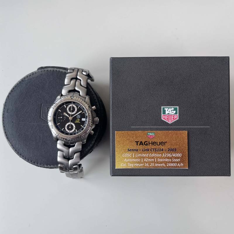2003 Tag Heuer Senna Limited Edition 3236/4000 Chronometer (CT5114)
