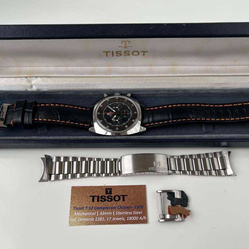 1972 Tissot Seastar T.12 Chronograph Lemania 1281