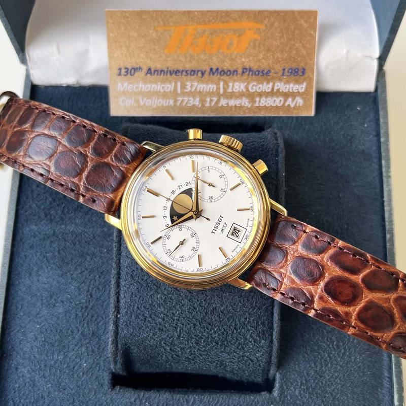 1983 Tissot Heritage 130th Anniversary Moon Phase