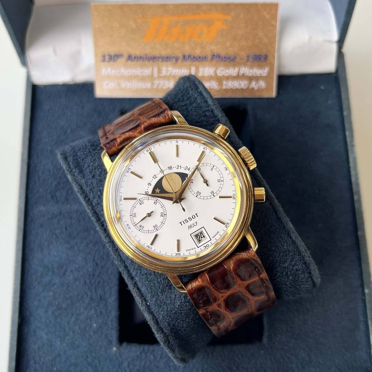 1983 Tissot Heritage 130th Anniversary Moon Phase