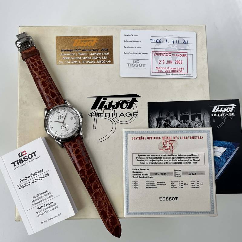 2003 Tissot Heritage COSC Limited Edition 0884/8888