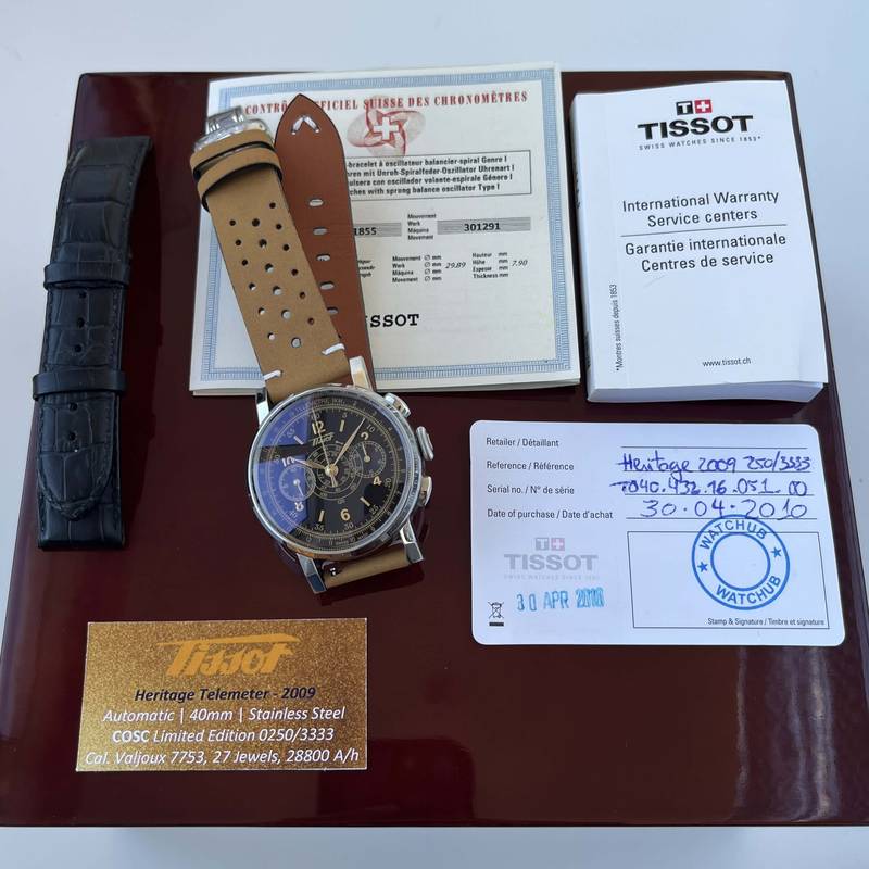 2009 Tissot Heritage Telemeter COSC Limited Edition 0250/3333