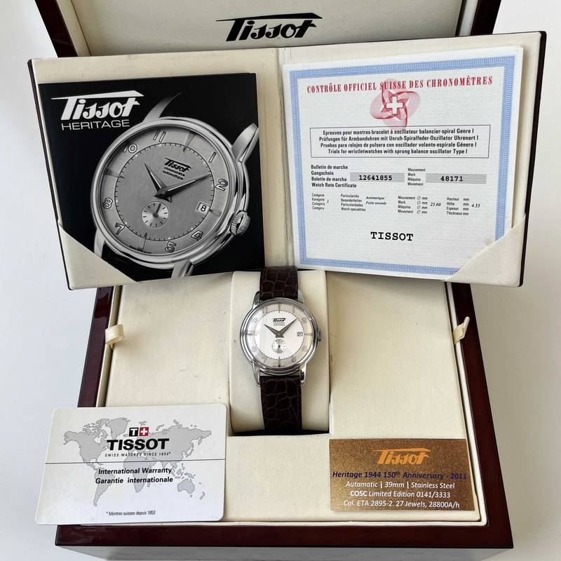 2011 Tissot Heritage 1944 COSC Limited Edition 0141/3333